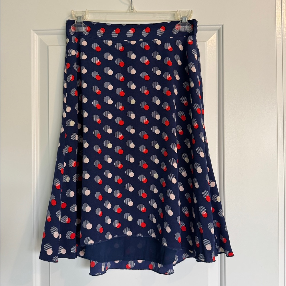 Kate Spade Holland Silk Polka Dot Skirt